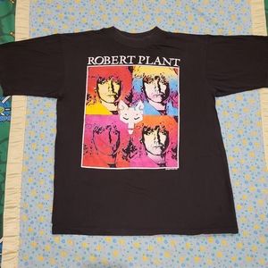 🎤 Vtg Robert Plant 🎸 Tour Shirt 1990 90s 🔥 Led Zeppelin 😇 Large Vintage 💎